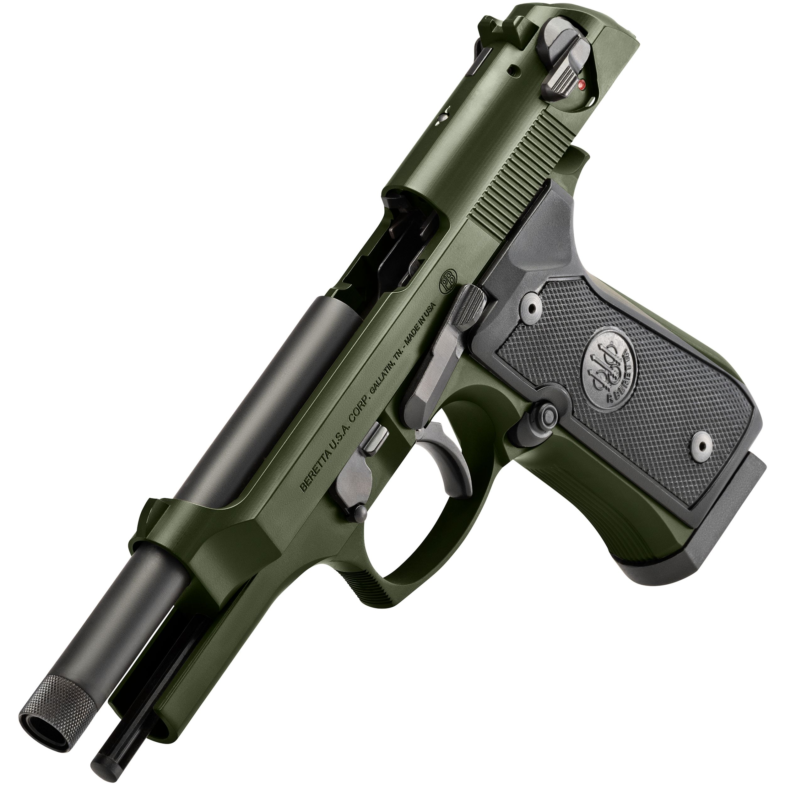 Pistole Beretta 92FS OD Green 9mm Para — Bild 4
